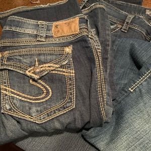 Silver Jeans - 3 pair - size 32 (bundle)